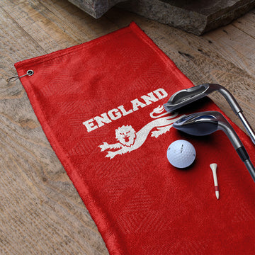 England Red - Euro's - Golf Towel