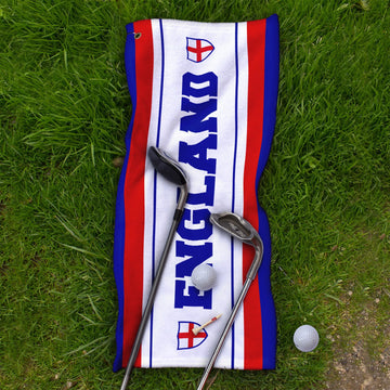 England Stripe - Euro's - Golf Towel