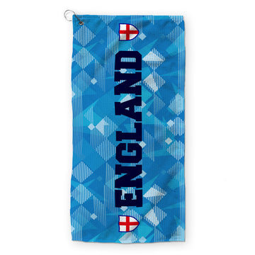 England 1990 3RD Shirt - Euro's - Golf Towel