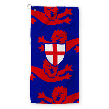 England Red Lions - Euro's - Golf Towel