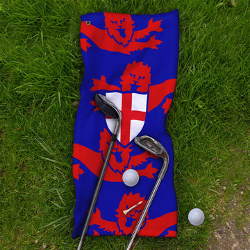 England Red Lions - Euro's - Golf Towel