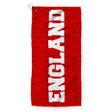 England Lion Repeat - Euro's - Golf Towel