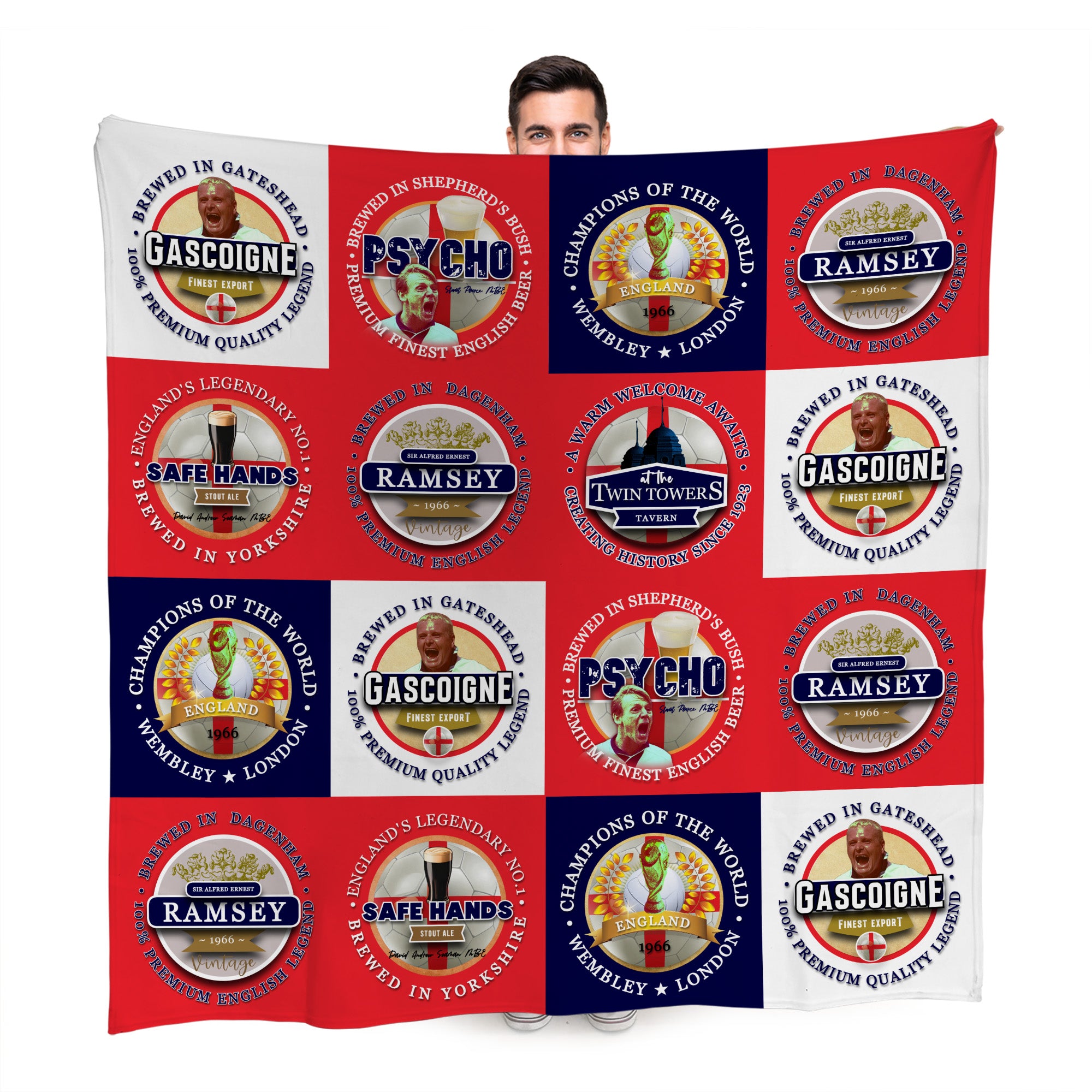 England - Legend Collection - Fleece Blanket 150cm X 150cm