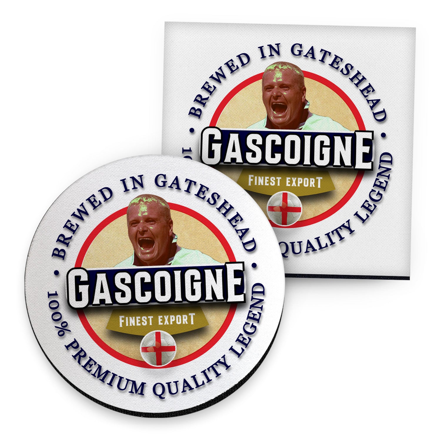 England Gascoigne - Coaster - Circle or Square