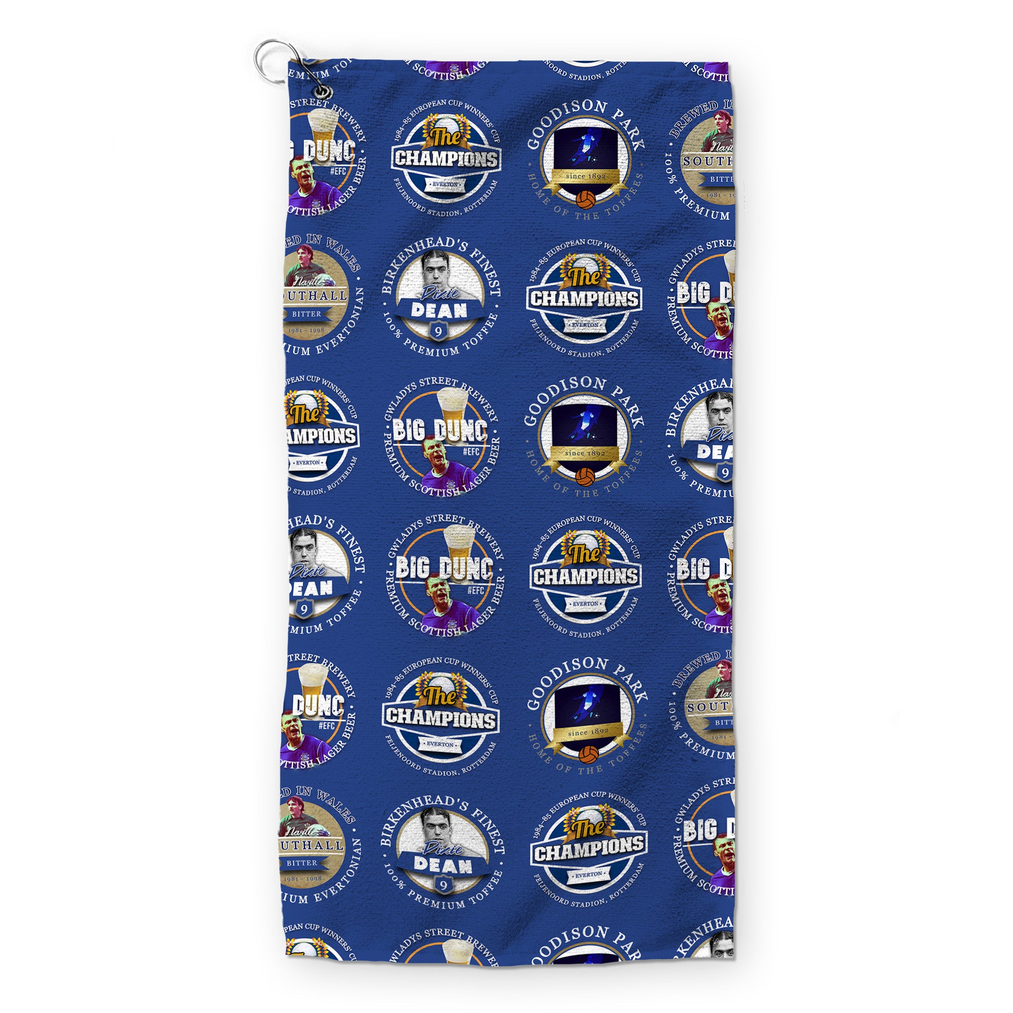 Merseyside Blues - Football Legends - Retro Lightweight, Microfibre Golf Towel