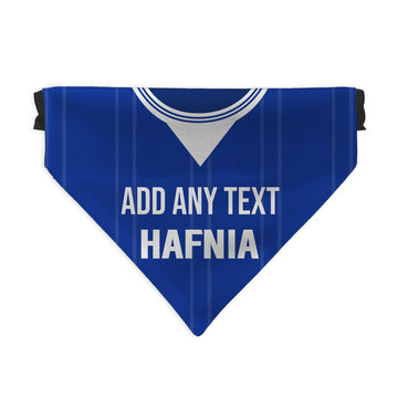 Merseyside Blues 1984 Home Retro Shirt - Personalised Pet Bandana - 4 Sizes