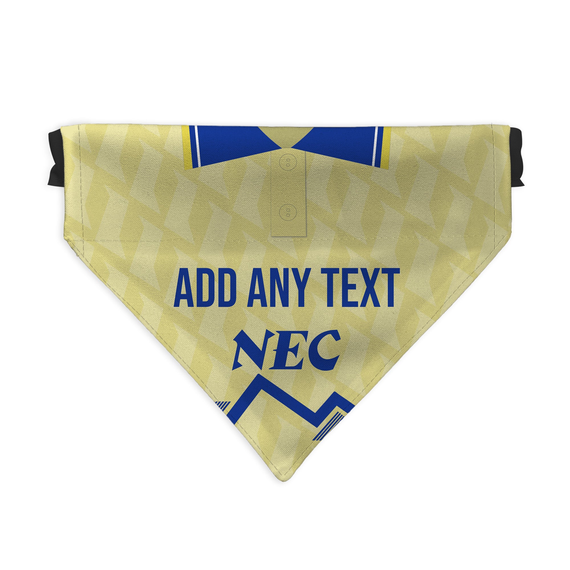 Merseyside Blues 1990 Away Retro Shirt - Personalised Pet Bandana - 4 Sizes