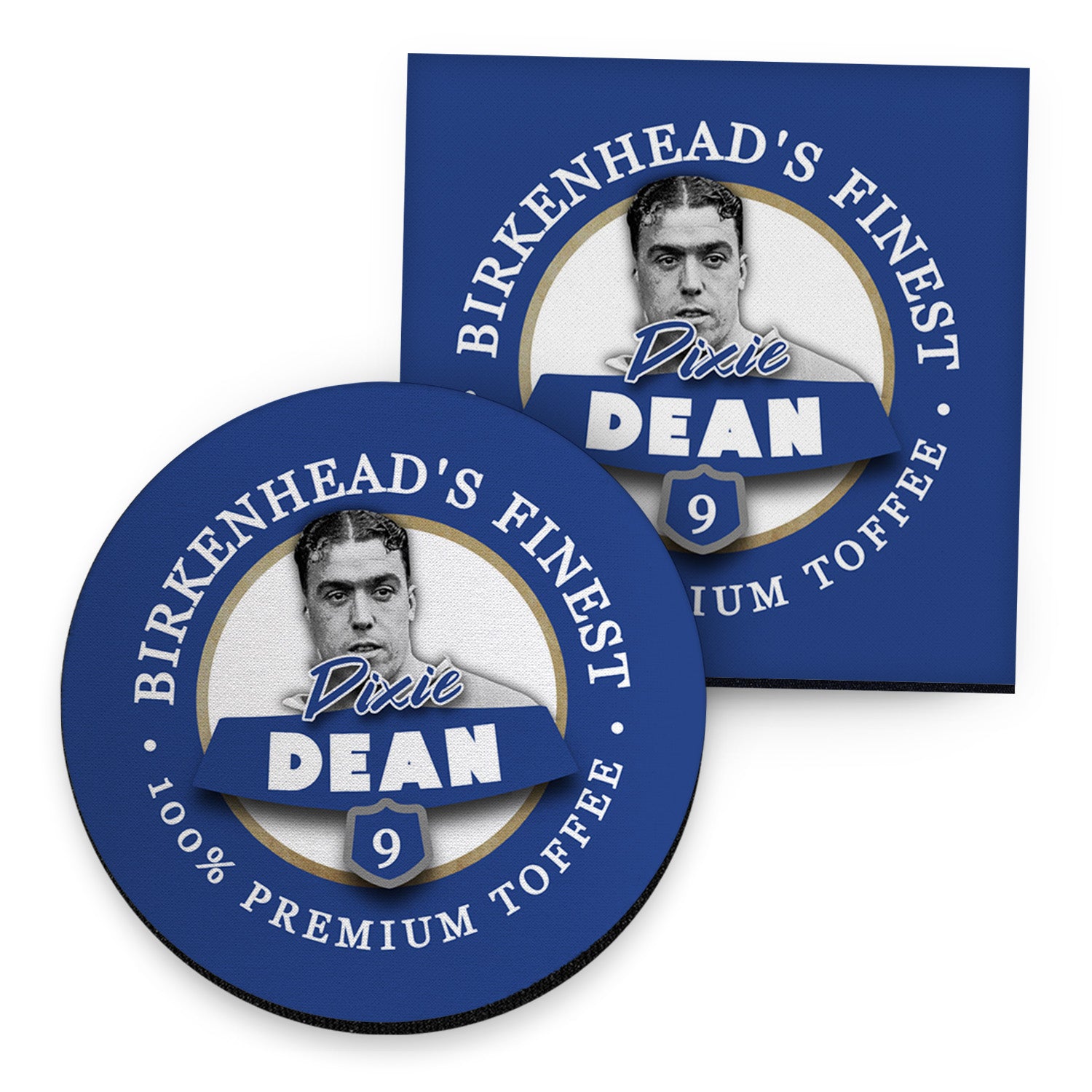 Merseyside BluesDixie Dean - Football Coaster - Square Or Circle