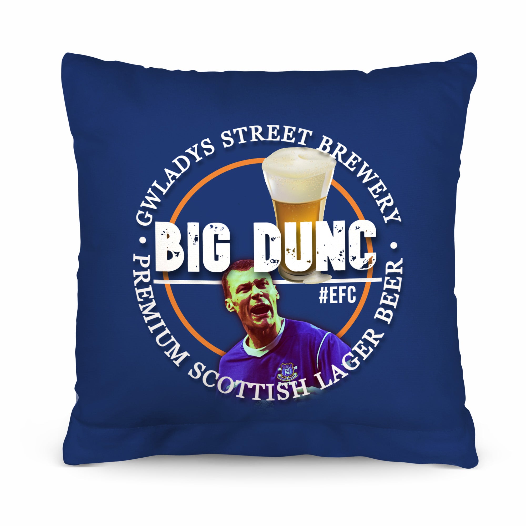 Merseyside Blues Duncan Ferguson - Football Legends - Cushion 10"