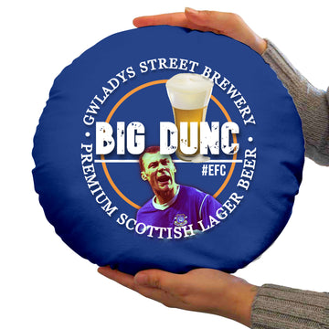 Merseyside Blues Duncan Ferguson - Football Legends - Circle Cushion 14