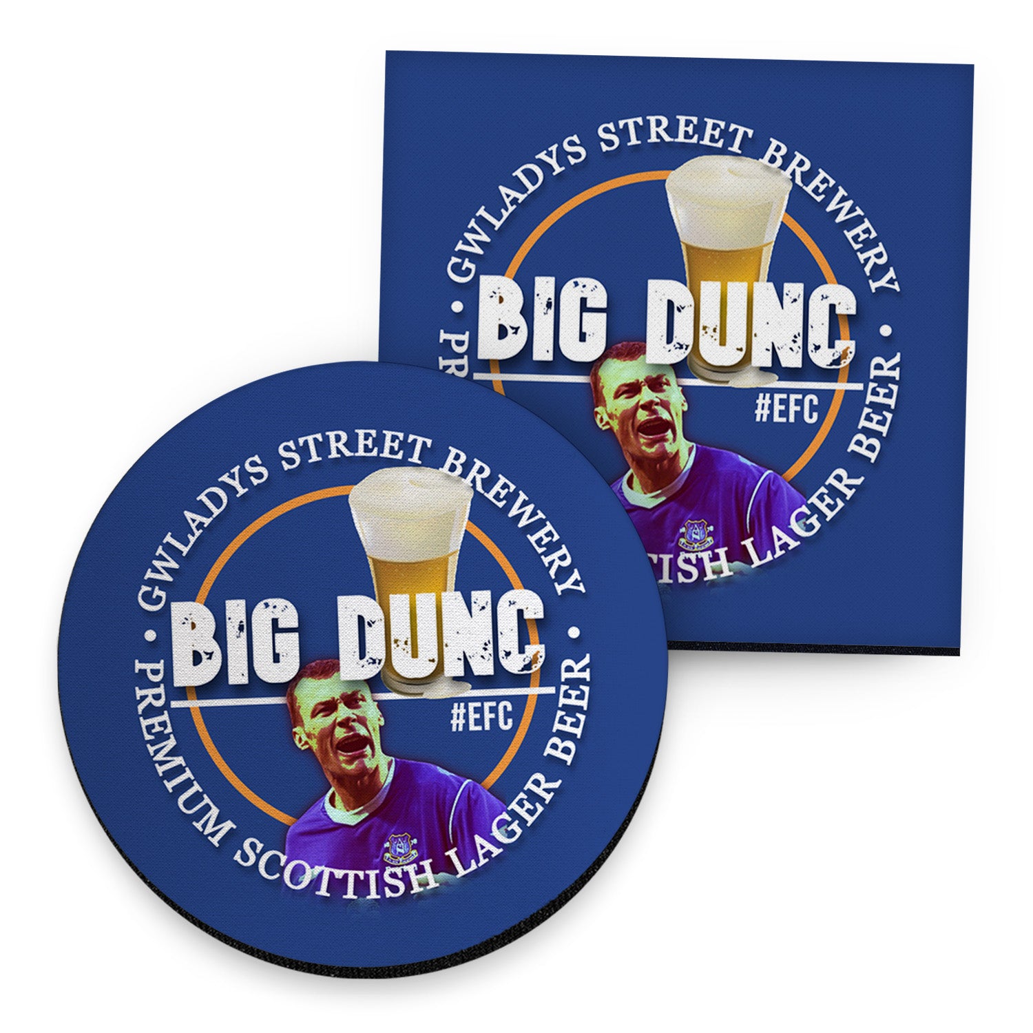 Merseyside BluesDuncan Ferguson - Football Coaster - Square Or Circle