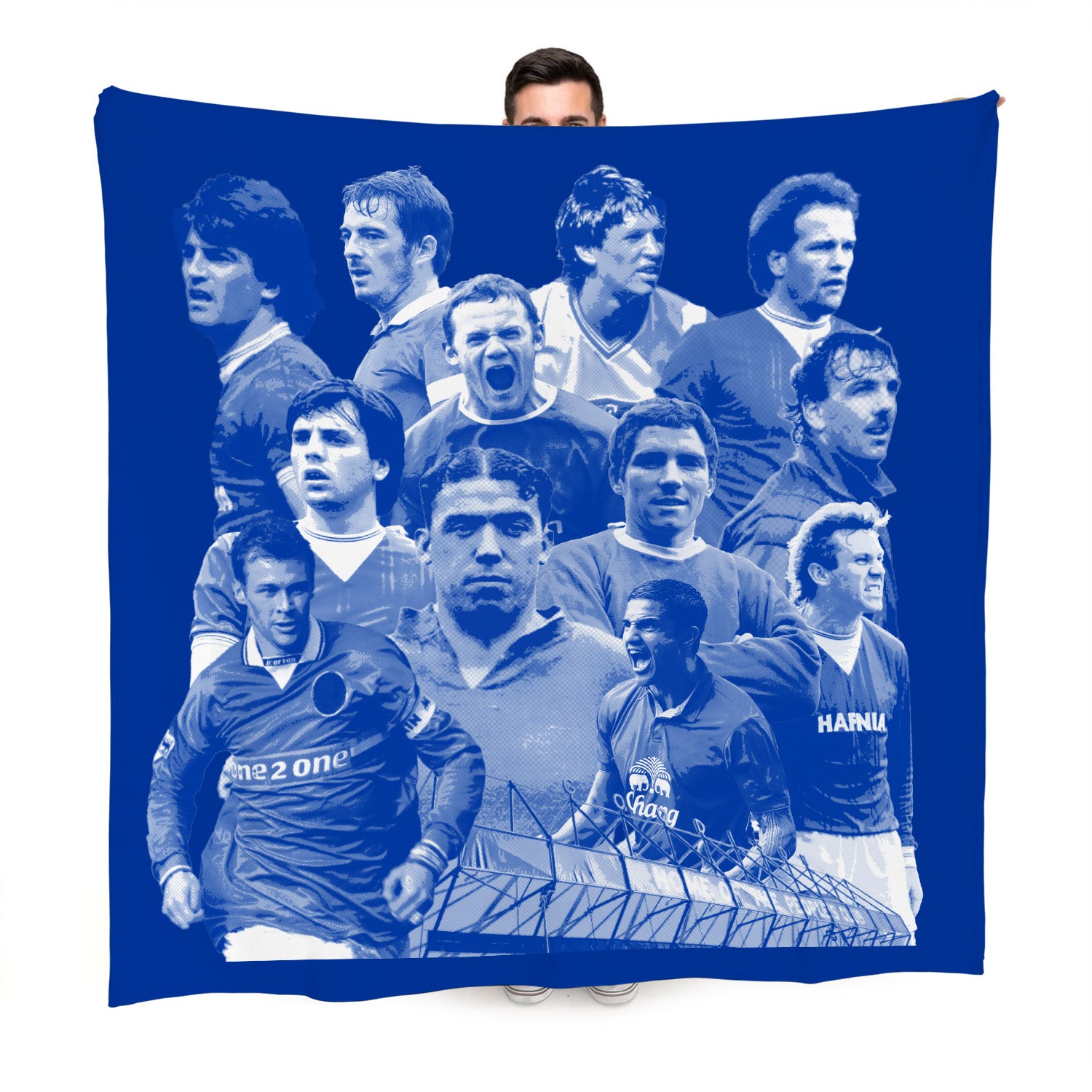 Merseyside Blues Montage  - Fleece 150cm X 150cm