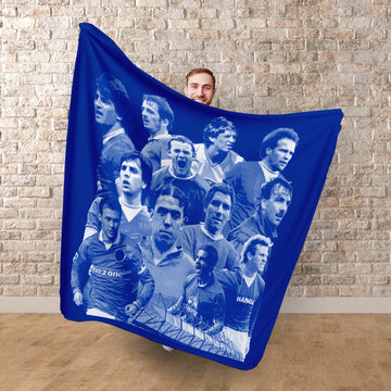 Merseyside Blues Montage  - Fleece 150cm X 150cm