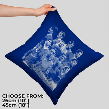 Merseyside Blues Montage - Cushion - Two Sizes