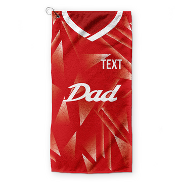 DAD - Liverpool - 1989 Home - Retro Lightweight, Microfibre Golf Towel