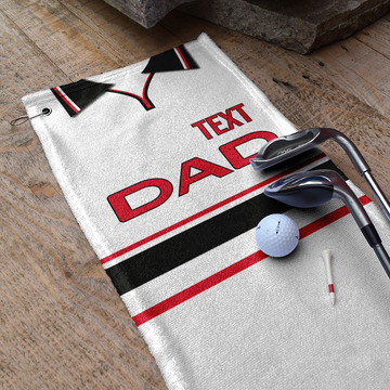 DAD - Manchester Red - 1999 Away - Retro Lightweight, Microfibre Golf Towel