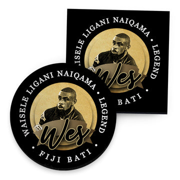 Fiji Rugby League NAIQAMA - Coaster - Circle or Square