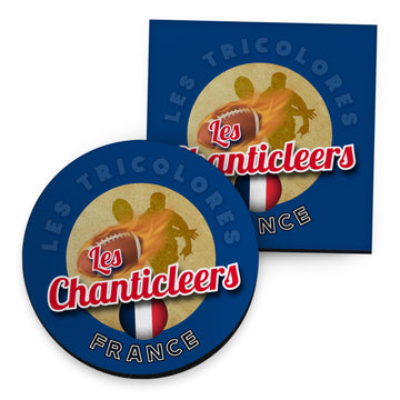 France Rugby League - Chanticleers- Coaster - Circle or Square