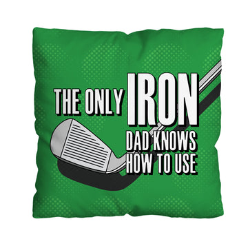 Father's Day Golf Iron - 45cm Cushion