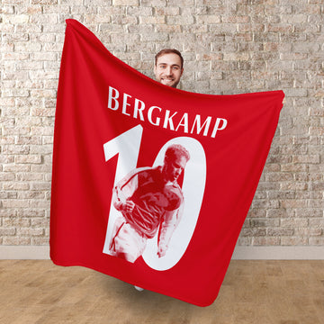 The Gooners Bergkamp 10 - Fleece 150cm X 150cm