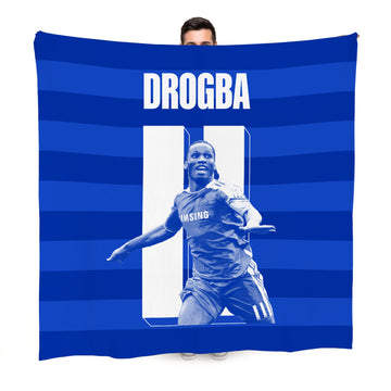 The London Blues Drogba 11  - Fleece 150cm X 150cm