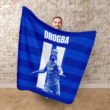 The London Blues Drogba 11  - Fleece 150cm X 150cm