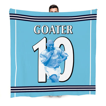 Manchester Blue Goater 10  - Fleece 150cm X 150cm