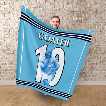 Manchester Blue Goater 10  - Fleece 150cm X 150cm