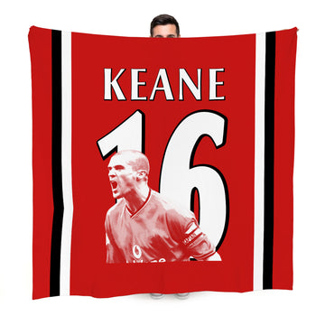 Manchester Red Keane 16 - Fleece 150cm X 150cm