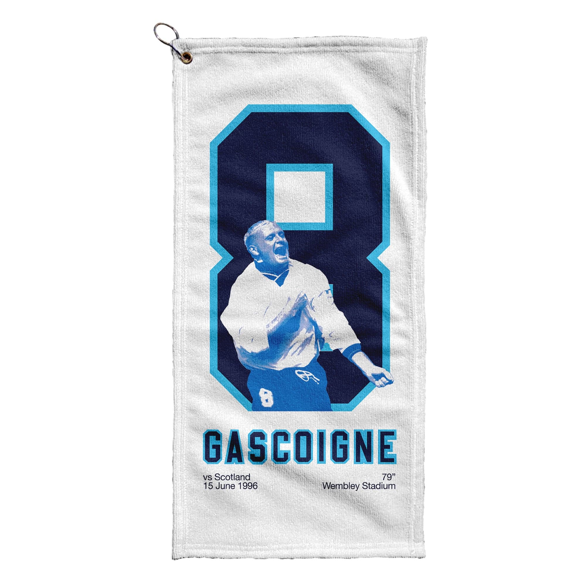 England Gascoigne 8 - Football Legends - Golf Towel