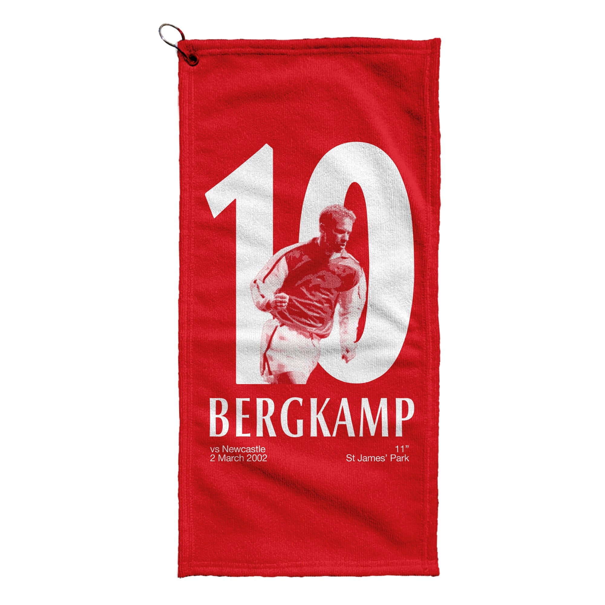 The Gooners Bergkamp 10 - Football Legends - Golf Towel