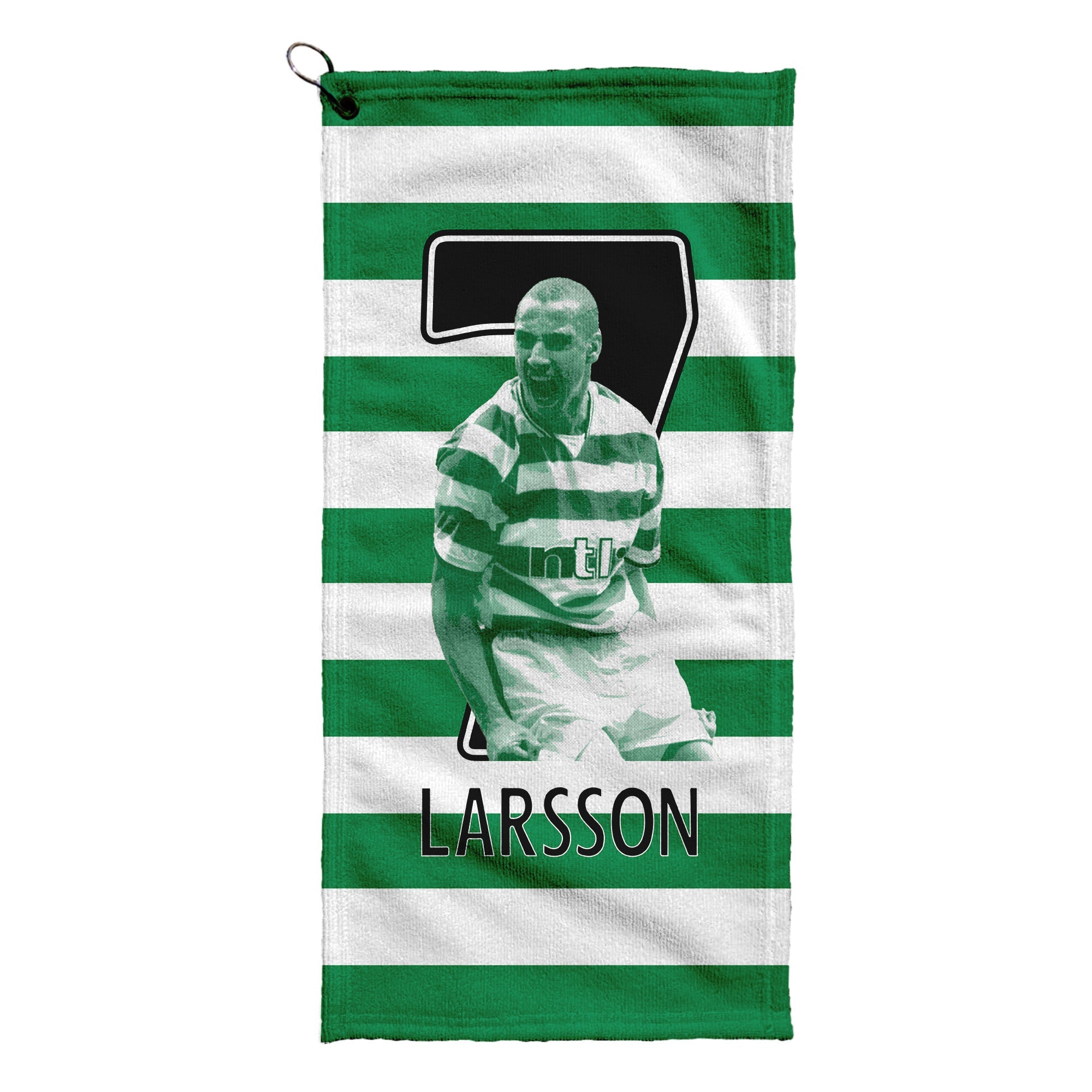 The Celts Larsson 7 - Football Legends - Golf Towel