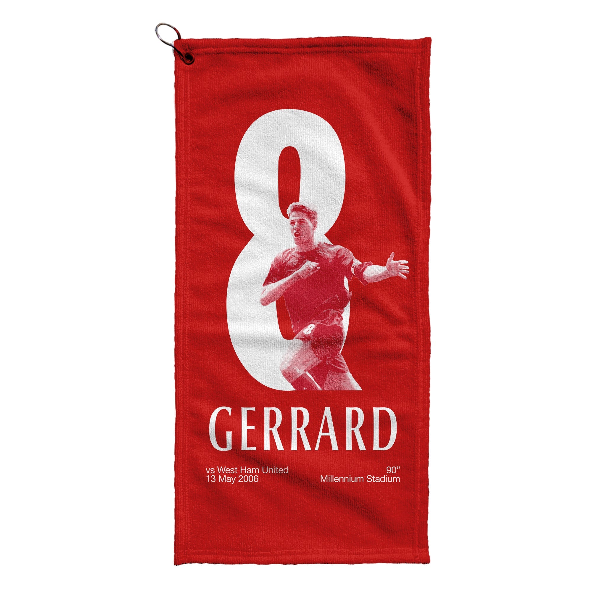 Liverpool Gerrard 8 - Football Legends - Golf Towel