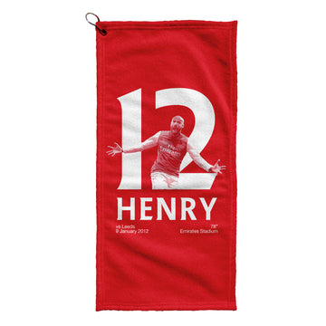 The Gooners Henry 12 - Football Legends - Golf Towel