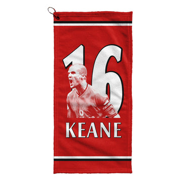 Manchester Red Keane 16 - Football Legends - Golf Towel