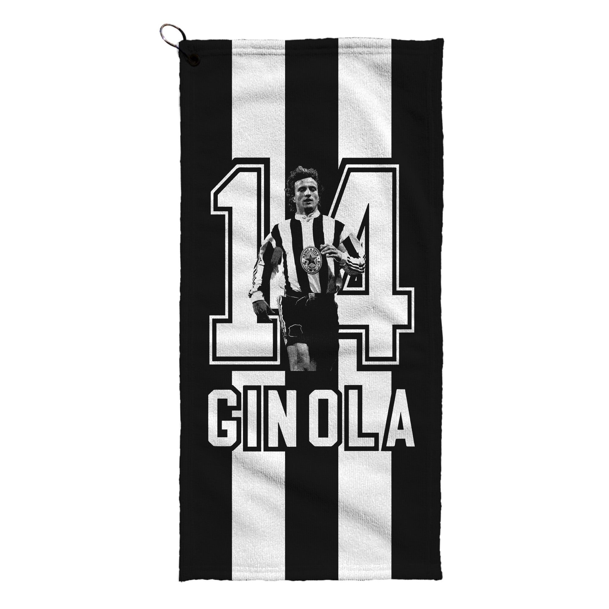 Newcastle Ginola 14 - Football Legends - Golf Towel