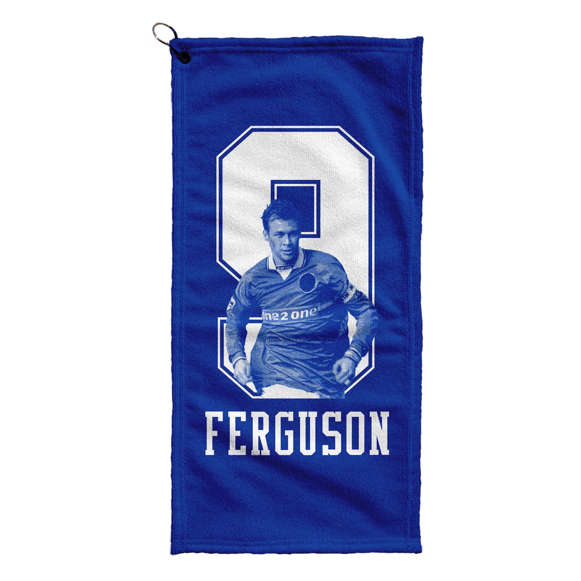 Merseyside Blues Ferguson 9 - Football Legends - Golf Towel