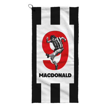 Newcastle Macdonald 9 - Football Legends - Golf Towel