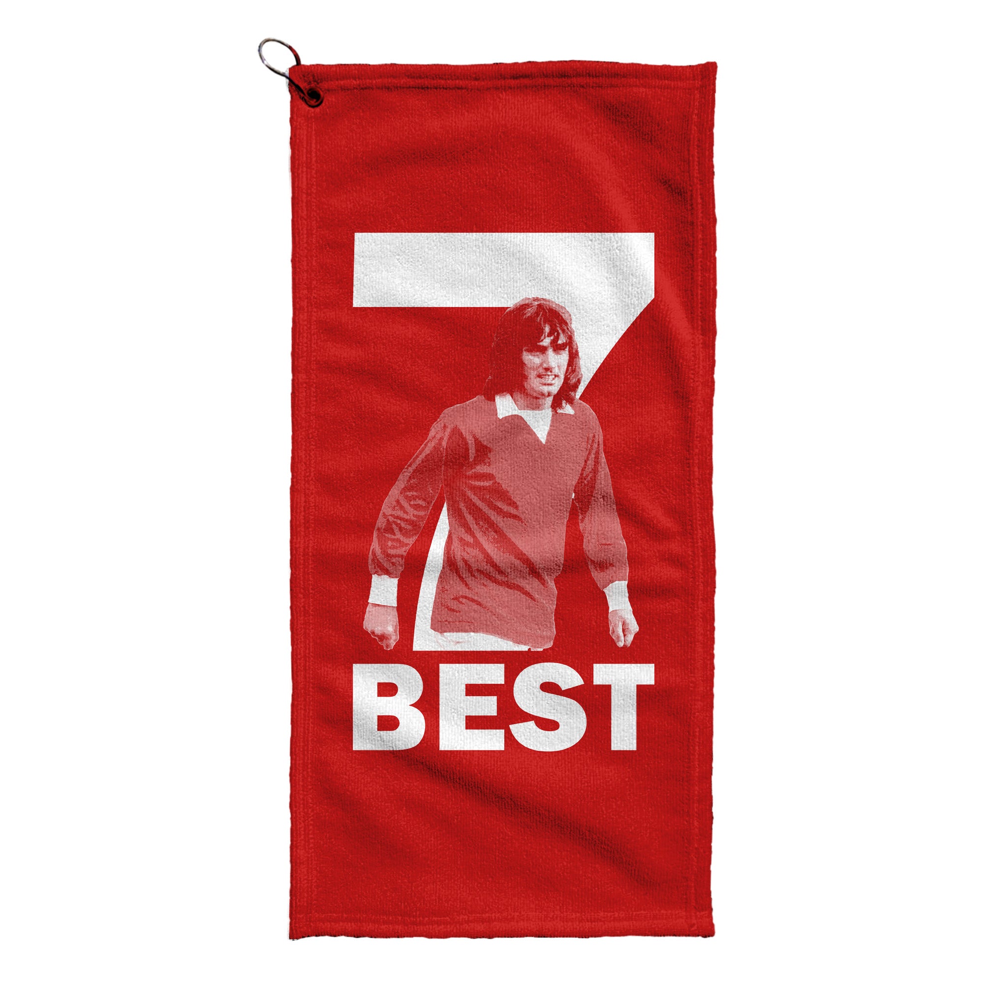 Manchester Red Best 7 - Football Legends - Golf Towel