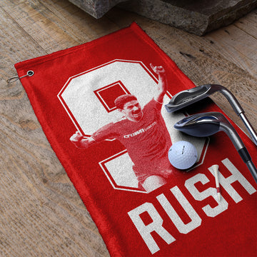 Liverpool Rush 9 - Football Legends - Golf Towel