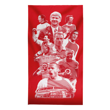 The Gooners Montage - Football Legends - Beach Towel - 150cm x 75cm