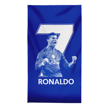 Manchester Red Ronaldo 7 - Football Legends - Beach Towel - 150cm x 75cm