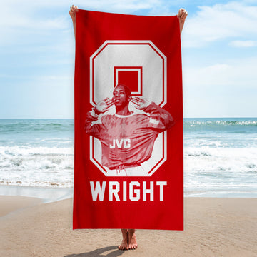 The Gooners Wright 8 - Football Legends - Beach Towel - 150cm x 75cm