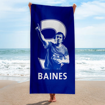 Merseyside Blues Baines 3 - Football Legends - Beach Towel - 150cm x 75cm