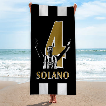 Newcastle Solano 4 - Football Legends - Beach Towel - 150cm x 75cm