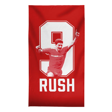 Liverpool Rush 9 - Football Legends - Beach Towel - 150cm x 75cm