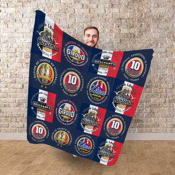 France - Legend Collection - Fleece Blanket 150cm X 150cm