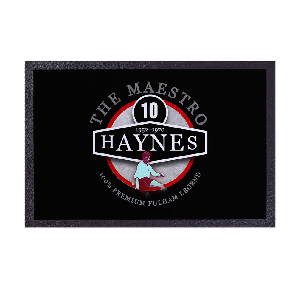 Fulham  Haynes  - Football Legends - Door Mat -60cm X 40cm