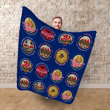 Great Britain Rugby League - Legend Collection - Fleece Blanket 150cm X 150cm