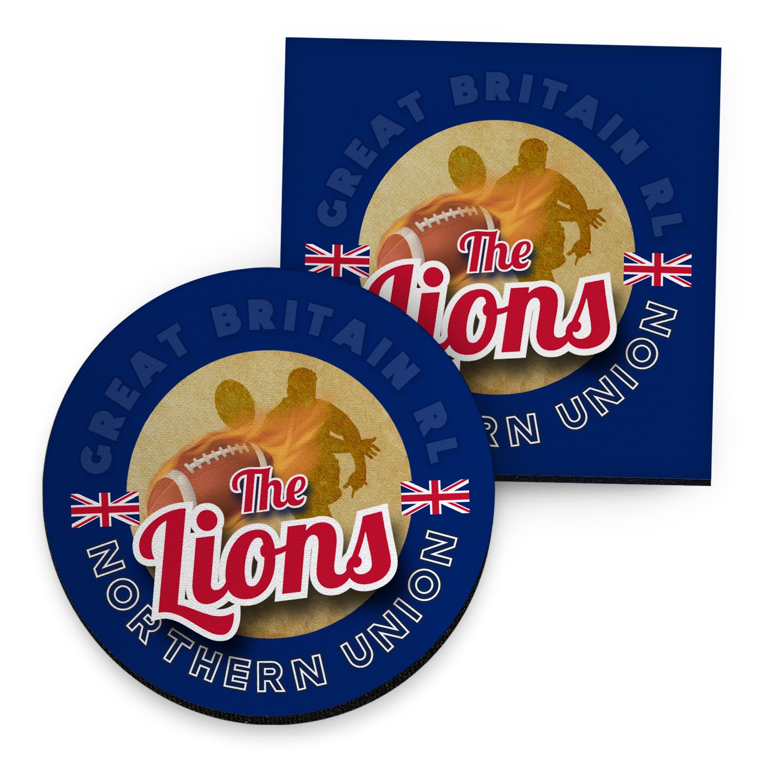 Great Britain Rugby League Lions - Coaster - Circle or Square